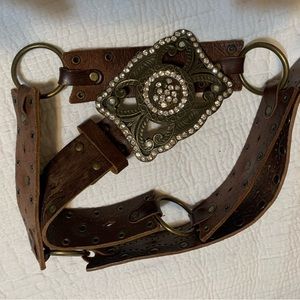 Brown belts with super cute buckle